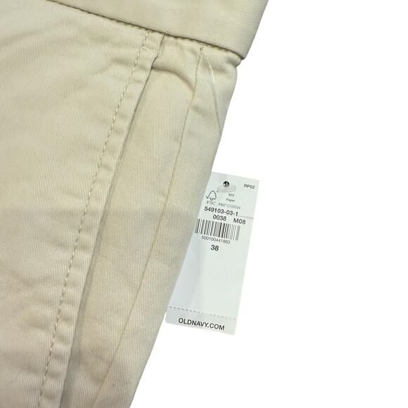 Old Navy Mens NEW stone slim built-in flex shorts 38 - Picture 3 of 5